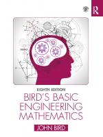 Bird's basic engineering mathematics [8 ed.]
 9780367643676, 0367643677, 9780367643706, 0367643707