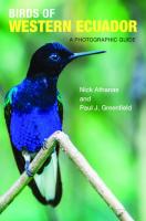 Birds of Western Ecuador: A Photographic Guide
 9780691157801, 2016930081