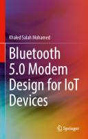 Bluetooth 5.0 Modem Design for IoT Devices [1st ed. 2022]
 3030886255, 9783030886257