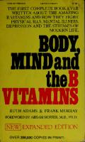 Body Mind and the B Vitamins
 0915962020