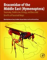 Braconidae of the Middle East (Hymenoptera): Taxonomy, Distribution, Biology, and Biocontrol Benefits of Parasitoid Wasps
 0323960995, 9780323960991