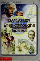 Breakthroughs in Science
 0590456032, 9780590456036