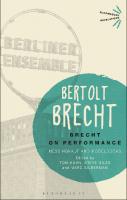 Brecht on Performance: Messingkauf and Modelbooks
 9781350077065, 9781350077096, 9781350077089