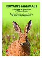 Britain's Mammals: A Field Guide to the Mammals of Britain and Ireland
 9781400866038