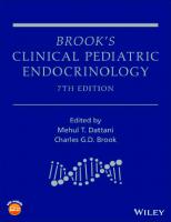 Brook’s Clinical Pediatric Endocrinology [7th Edition]
 9781119152682
