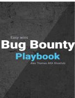 Bug Bounty Playbook v1 [1 ed.]