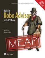 Build a Robo Advisor with Python (From Scratch) MEAP v1