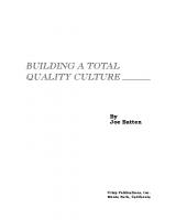 Building a Total Quality Culture
 9781560521761