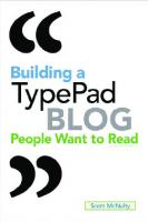 Building a TypePad blog people want to read
 9780321624512, 0321624513