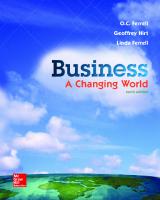 Business : a changing world [Tenth ed.]
 9781259179396, 1259179397, 9781259252440, 1259252442