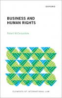 Business and Human Rights (Elements of International Law)
 0192855859, 9780192855855