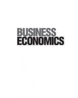 Business Economics: Knowledge and Energy
 9781633854444, 1633854442