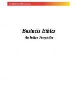 Business ethics : an Indian perspective
 9780070152595, 0070152594