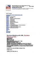 Business modeling with UML: business patterns at work
 9780471295518, 0471295515