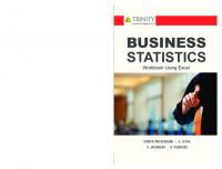 Business statistics : workbook using Excel [1 ed.]
 9789386202444