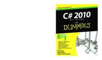 C# 2010 All-in-One For Dummies: 8 Books in 1
 0470563486, 9780470563489