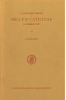 C. Sallustius Crispus, Bellum Catilinae. A Commentary
 9004048359