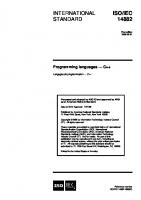 C++98 – ISO/IEC 14882:1998 [1 ed.]