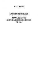 Cadernos de Paris e Manuscritos Econômico-Filosóficos de 1844 [Expressão Popular ed.]