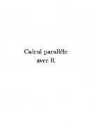 Calcul parallèle avec R
 9782759820689