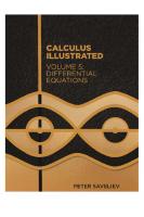 Calculus Illustrated. Volume 5: Differential Equations [5]