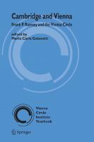 Cambridge and Vienna: Frank P. Ramsey and the Vienna Circle (Vienna Circle Institute Yearbook, 12)
 1402041004, 9781402041006