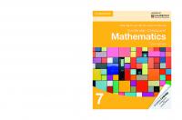 Cambridge Checkpoint Mathematics Coursebook 7 [Paperback ed.]
 110764111X, 9781107641112