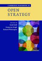 Cambridge Handbook of Open Strategy
 1108424864, 9781108424868