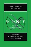 Cambridge History of Science: Ancient Science [1]
 0521571626,  9780521571623