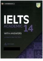 Cambridge IELTS 14 Academic Student’s Book with Answers with Audio
 9781108717779, 1211109876, 9781108694926, 9781108694858, 9781108681360, 9781108718608