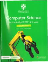Cambridge IGCSE™ and O Level Computer Science Coursebook with Digital Access (2 Years) (Cambridge International IGCSE)
 1108915140, 9781108915144