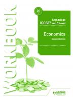 Cambridge IGCSE and O Level Economics Workbook 2nd edition: Hodder Education Group
 9781510421288, 1510421289