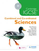 Cambridge IGCSE Combined and Co-ordinated Sciences
 1510402462, 9781510402461