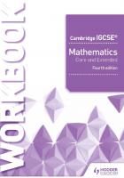 Cambridge IGCSE Mathematics Core and Extended Workbook
 9781510421707