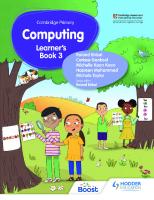 Cambridge Primary Computing Learner's Book Stage 3
 9781398368583, 139836858X