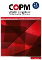 Canadian Occupational Performance Measure Assessment and Book [Spiral-bound ed.]
 1895437911, 9781895437911
