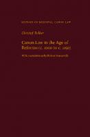 Canon Law in the Age of Reforms (c. 1000 to c. 1150) (History of Medieval Canon Law)
 0813237572, 9780813237572