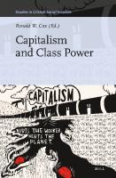 Capitalism and Class Power
 900468669X, 9789004686694