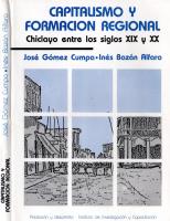 Capitalismo y formacion regional. Chiclayo entre los siglos XIX y XX [1era. ed.]