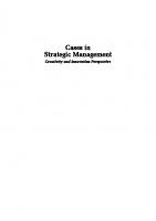 Cases in Strategic Management: Creativity and Innovation Perspective
 9385965743, 9789385965746