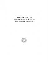 Catalogue of the Turkish Manuscripts in the British Museum
 9781463215019