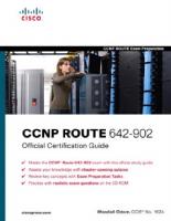CCNP ROUTE 642-902 Official Certification Guide (Official Cert Guide)
 9781587202537, 1587202530