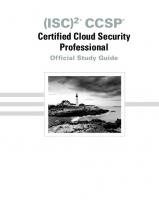 CCSP Certified Cloud Security Professional Official Study Guide [2 nd ed.]
 978-1-119-60337-5