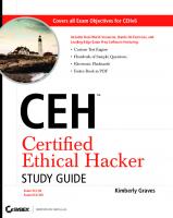 CEH Certified Ethical Hacker Study Guide
 9780470525203, 0470525207