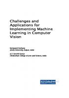 Challenges and Applications for Implementing Machine Learning in Computer Vision
 1799801829, 9781799801825