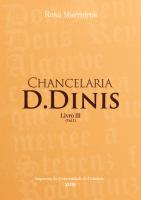 Chancelaria de D. Dinis, Livro III (vol. I)
 9789892619200, 9789892619217