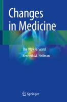 Changes in Medicine: The Way Forward
 3031212460, 9783031212468