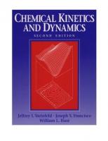 Chemical Kinetics and Dynamics [Second Edition]
 0137371233