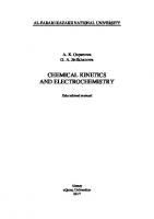 Chemical kinetics аnd electrochemistry: еducational manual
 9786010430464