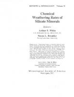 Chemical Weathering Rates of Silicate Minerals
 0939950383
